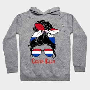 Costa Rican Girl, Costa Rican girlfriend, Costa Rica Messy bun, Costariquense Hoodie